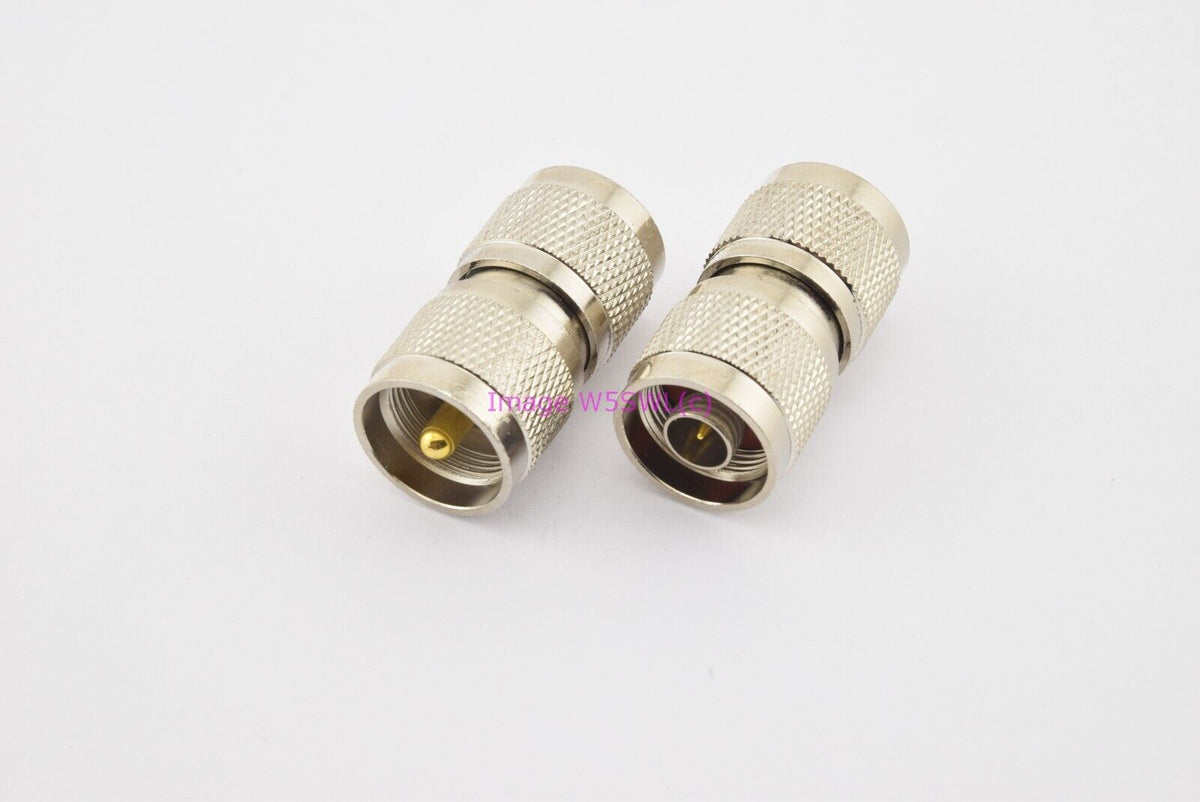 UHF Male to N Male Barrel Coupler RF Connector Adapter (bin9607) - Dave's Hobby Shop by W5SWL