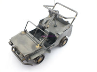 Load image into Gallery viewer, Hand Made Metal Jeep With Moveable Canon and Windshield Frame NOS (bin2) - Dave&#39;s Hobby Shop by W5SWL
