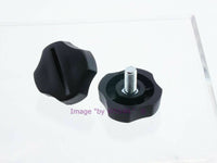 Load image into Gallery viewer, Knob 5 MM Plastic Grip - Set of 2 Radio and Speaker Mounting - Dave&#39;s Hobby Shop by W5SWL
