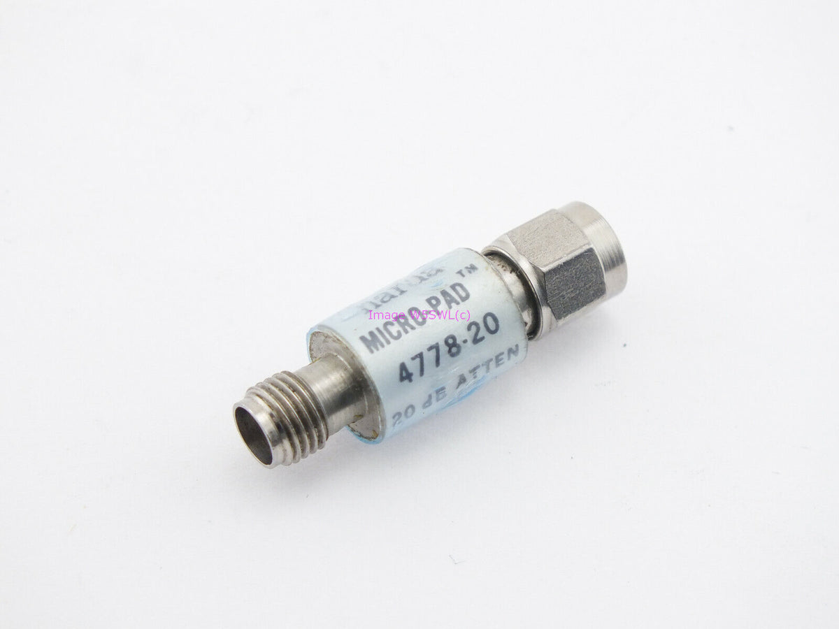 Narda Micro-Pad SMA Attenuator 20dB 2W DC-12.4 GHz (bin7808) - Dave's Hobby Shop by W5SWL