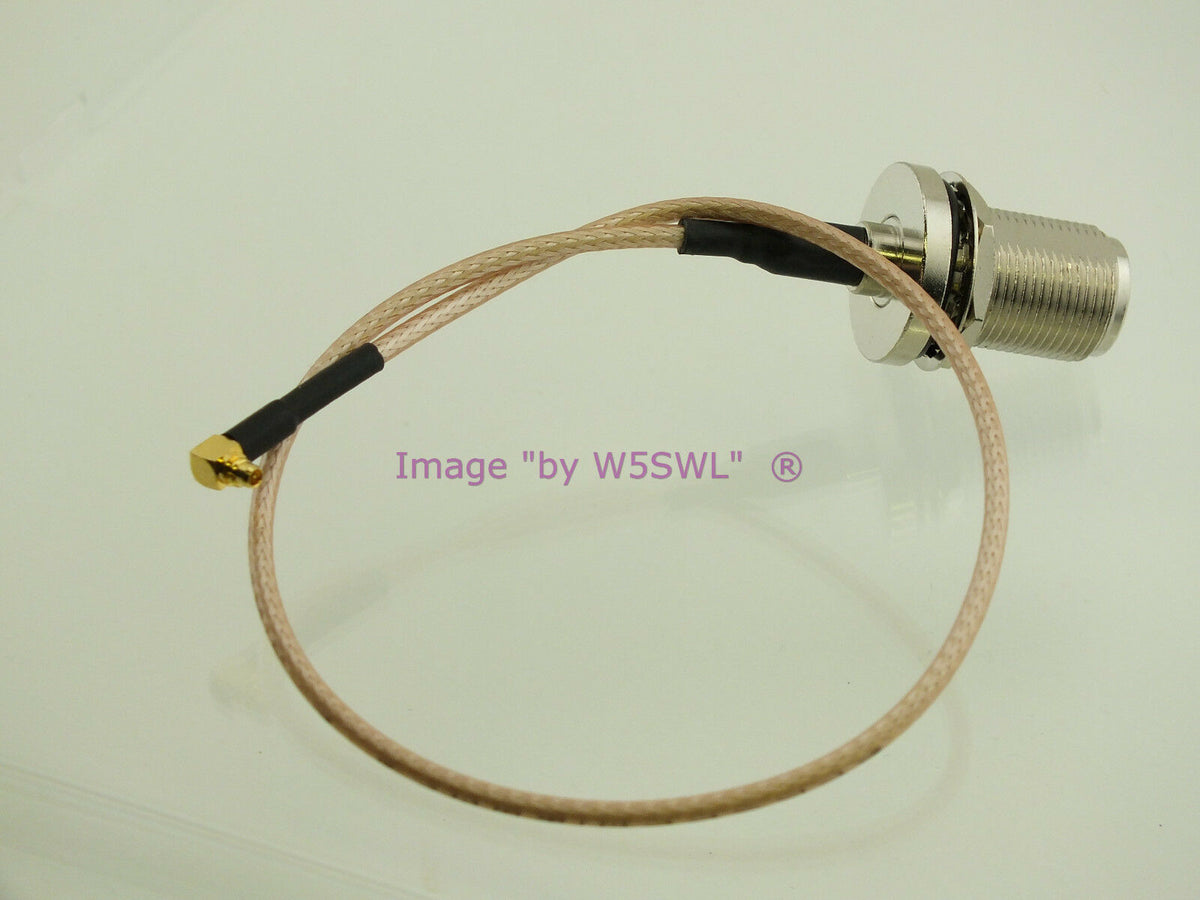 W5SWL Brand MMCX Plug to N Female Bulkhead 1ft RG-316 Coax Cable Adapter Jumper - Dave's Hobby Shop by W5SWL