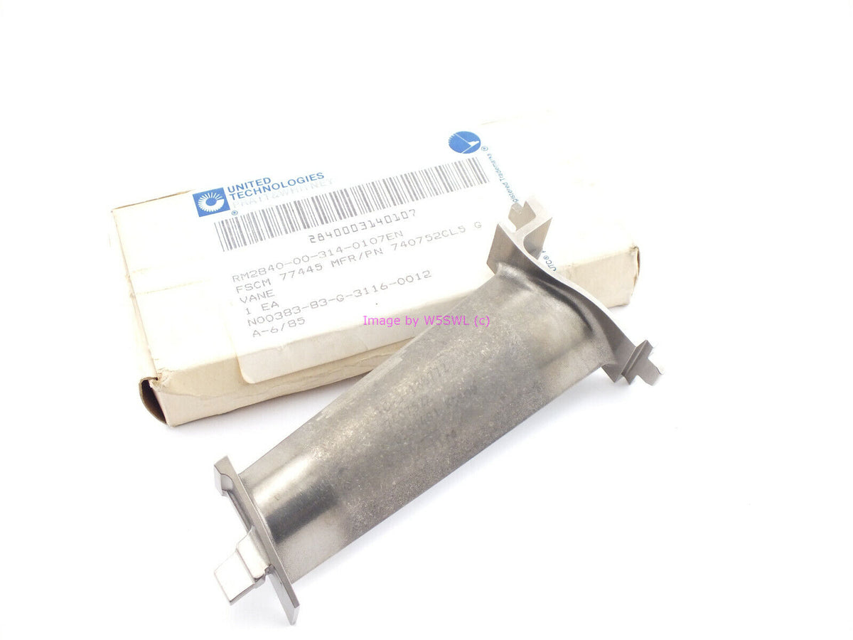 Pratt Whitney Vane FSCM 77445 740752CL5 G - Dave's Hobby Shop by W5SWL
