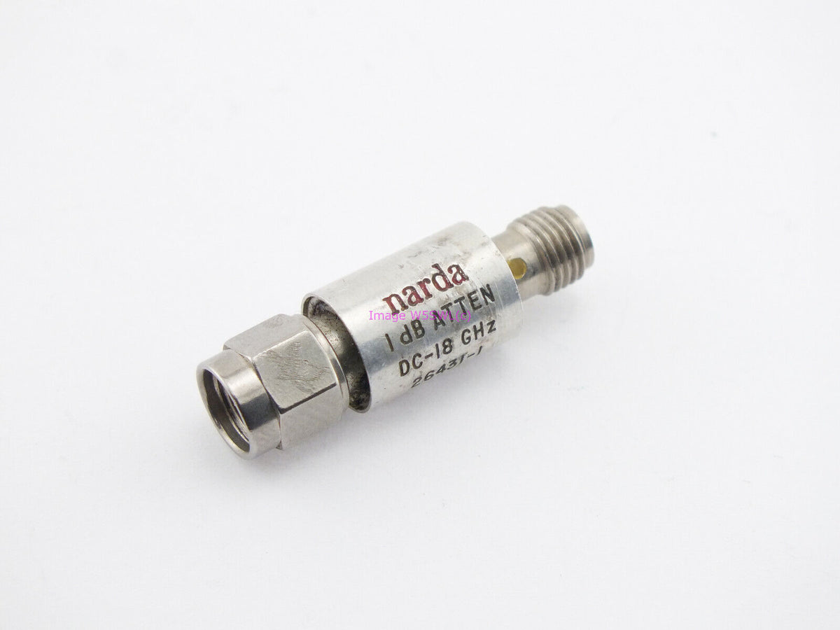 Narda SMA Attenuator 1dB 2W DC-18 GHz - Dave's Hobby Shop by W5SWL