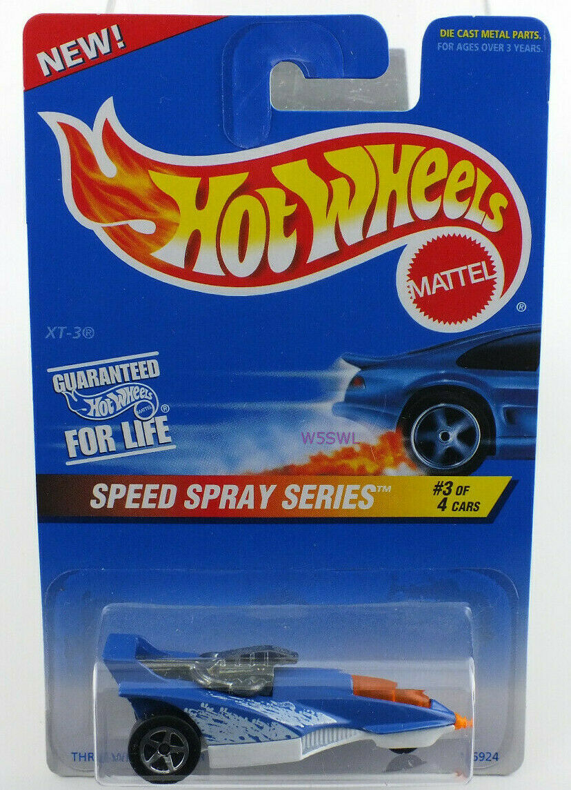 Hot Wheels 1996 Speed Spray Series #3 XT-3 - MINT CAR FROM DEALERS CASE - Dave's Hobby Shop by W5SWL
