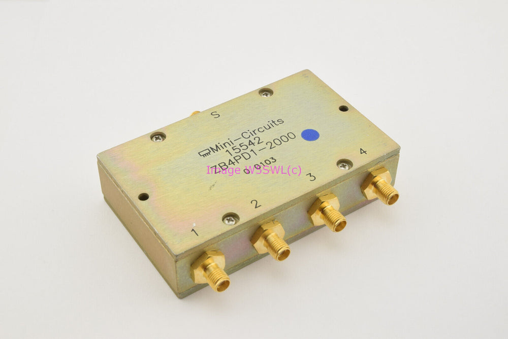 Mini-Circuits ZB4PDI-2000 800-2000MHz 10W DC Pass SMA Power Splitter Combiner - Dave's Hobby Shop by W5SWL