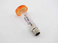 Load image into Gallery viewer, Panel Mount Amber Lens Light Tube  - Ham Project Building - Dave&#39;s Hobby Shop by W5SWL
