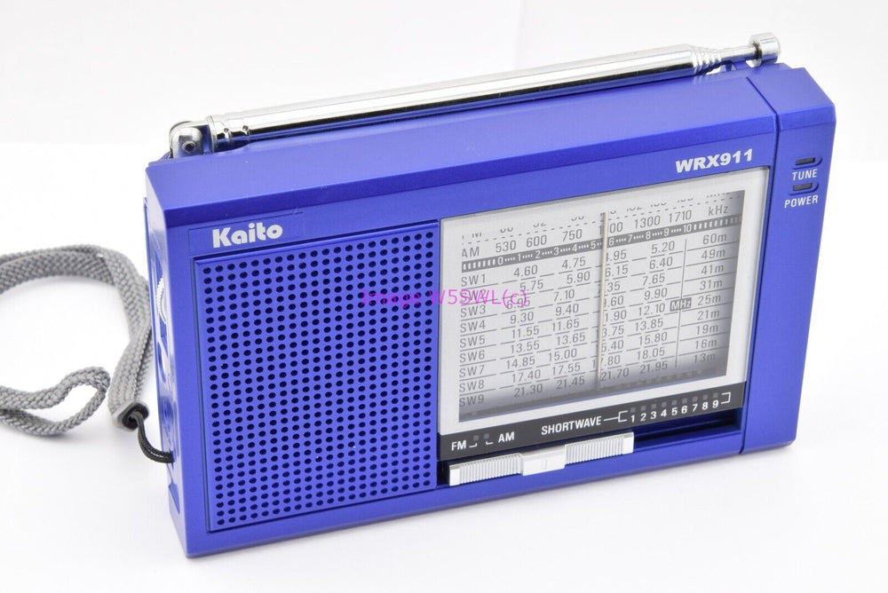 Kaito WRX-911 11 Band Hi Sensitivity Analog AM/FM Shortwave Radio Blue - Dave's Hobby Shop by W5SWL