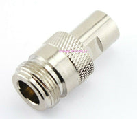 Load image into Gallery viewer, FME Male to N Female Coax Connector Adapter - Dave&#39;s Hobby Shop by W5SWL
