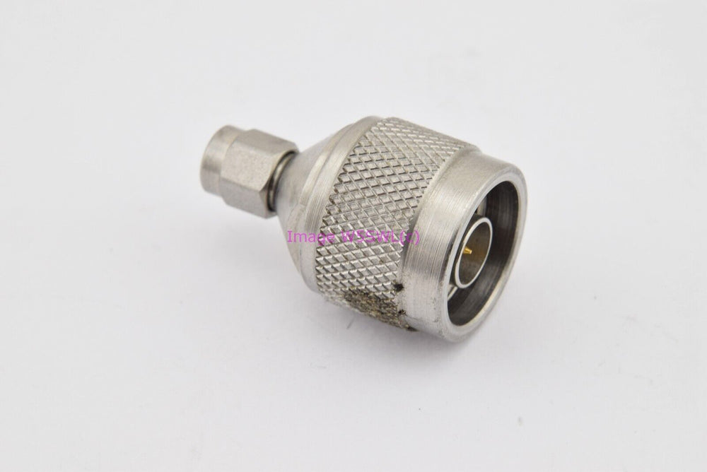 N Male to SMA Male RF Connector Adapter (bin71) - Dave's Hobby Shop by W5SWL