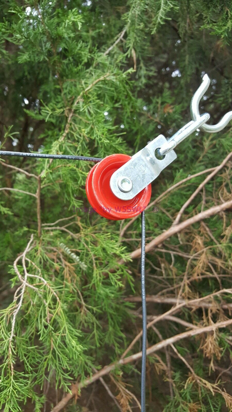 1-3/4" Pulley Ham Radio Dipole Inverted Vee Loop Longwire End Fed Antenna - Dave's Hobby Shop by W5SWL