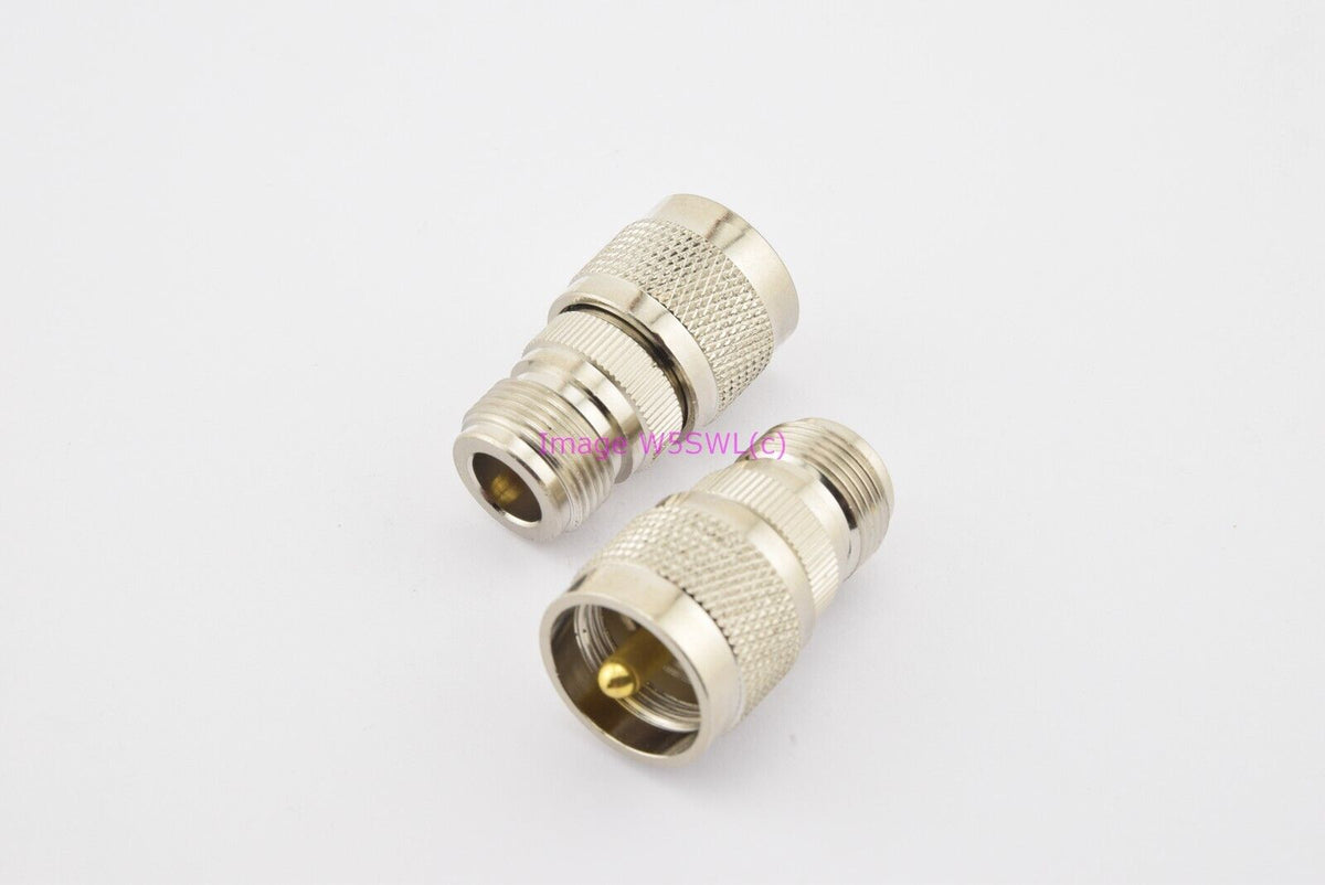 UHF Male to N Female RF Connector Adapter  (bin9612) - Dave's Hobby Shop by W5SWL