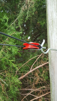 Load image into Gallery viewer, 1-3/4&quot; Pulley Ham Radio Dipole Inverted Vee Loop Longwire End Fed Antenna - Dave&#39;s Hobby Shop by W5SWL
