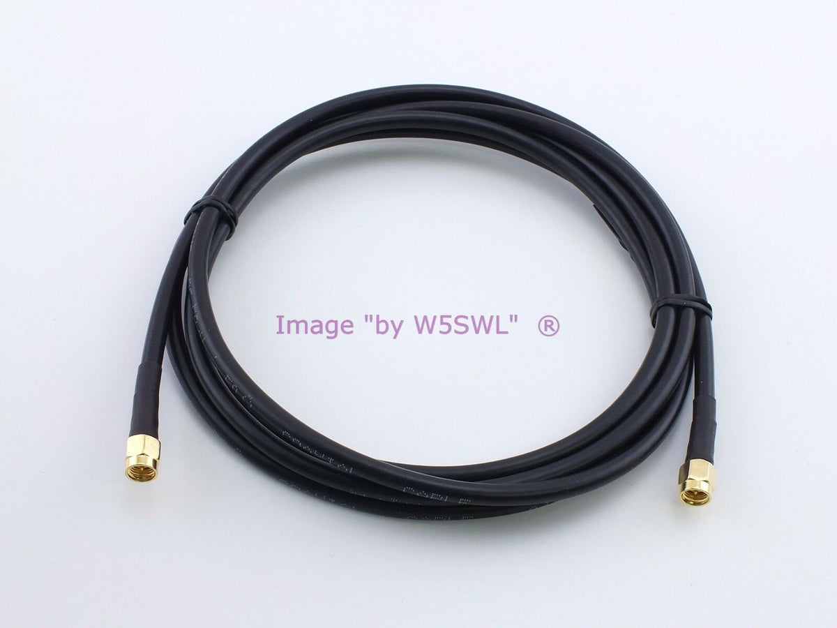 SMA Male to SMA Male 6ft RG58 Radio Test Jumper Patch Coax Cable - Dave's Hobby Shop by W5SWL