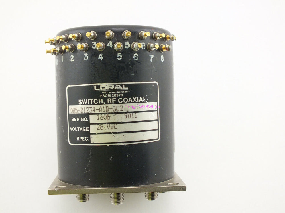 Loral RF Coaxial Switch 085-D1234-A1D-3C2 - Dave's Hobby Shop by W5SWL
