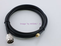 Load image into Gallery viewer, N Male to RP SMA Male 6ft RG58 RF Radio Test Jumper Patch Coax Cable - Dave&#39;s Hobby Shop by W5SWL
