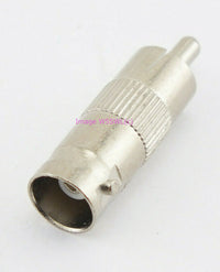 Load image into Gallery viewer, RCA Male Plug to BNC Female Coax Connector Adapter - Dave&#39;s Hobby Shop by W5SWL

