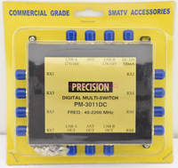 Load image into Gallery viewer, Precision (Microyal) Digital Multi-Switch 3x8x3 (3 In - 8 Receivers - 3 Out) NOS - Dave&#39;s Hobby Shop by W5SWL
