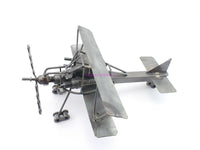 Load image into Gallery viewer, Hand Made Metal Fighting Bi-Plane NOS (bin1) - Dave&#39;s Hobby Shop by W5SWL
