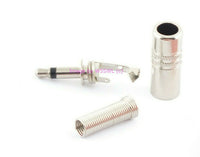 Load image into Gallery viewer, Phone Plug 1/8&quot; 3.5mm Mono Metal 5-Pack Style #2 - Dave&#39;s Hobby Shop by W5SWL
