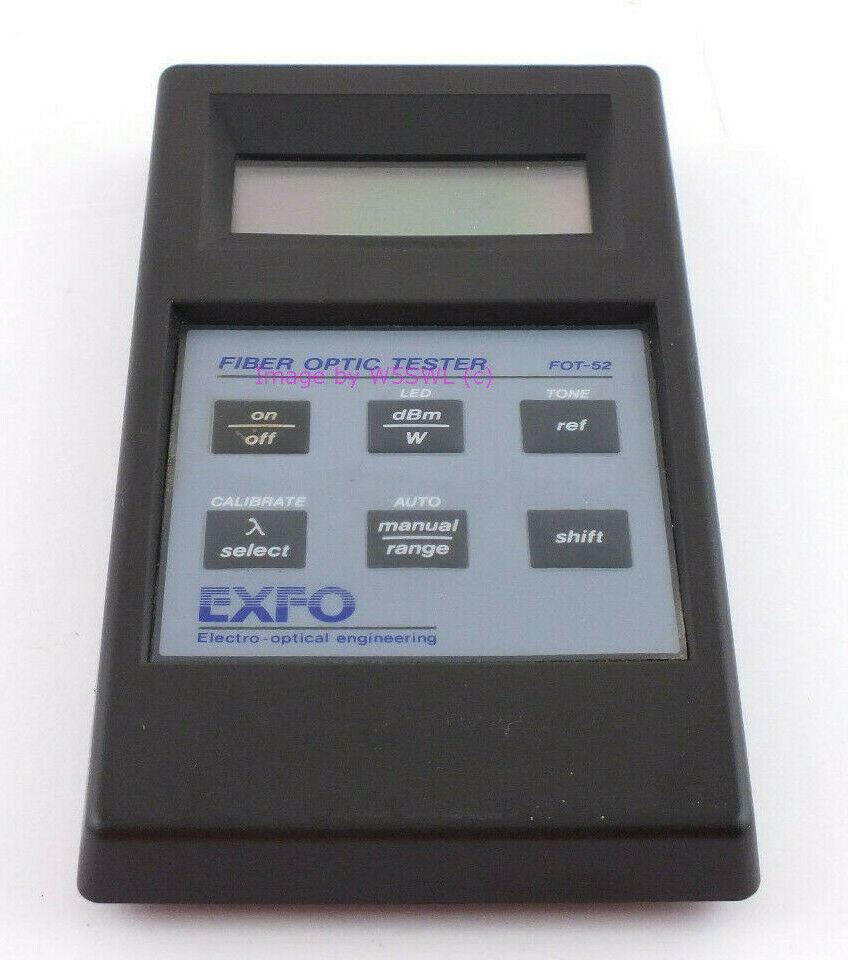 EXFO FOT-52 Fiber Optic Tester Front Half for parts - Dave's Hobby Shop by W5SWL