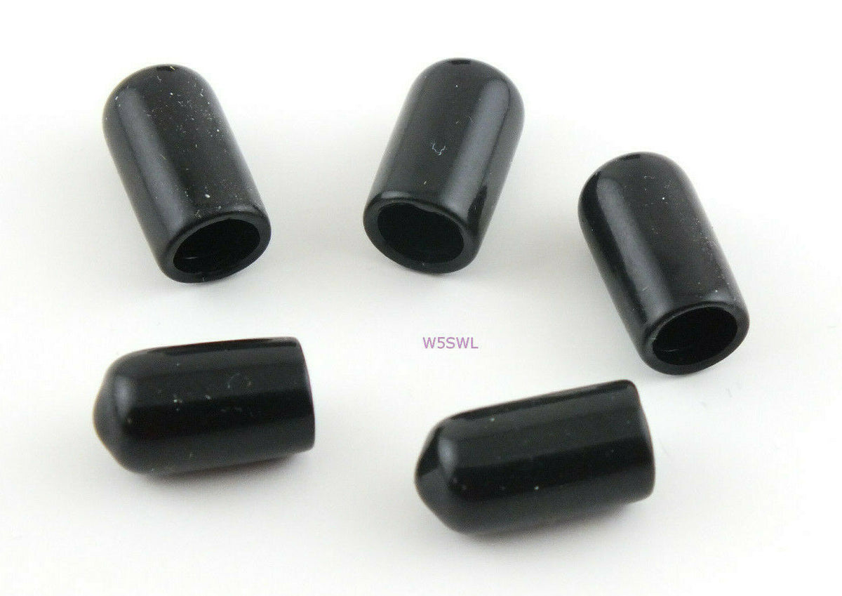 Antenna Tubing Flexible Vinyl 1/4"-5/16" ID Caps Black 3/4 Long 5PK - Dave's Hobby Shop by W5SWL