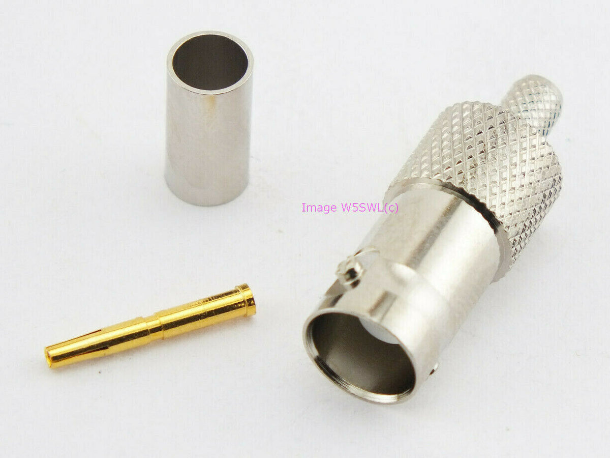 BNC Female Crimp Connector RG-58/U Coax Cable - Dave's Hobby Shop by W5SWL