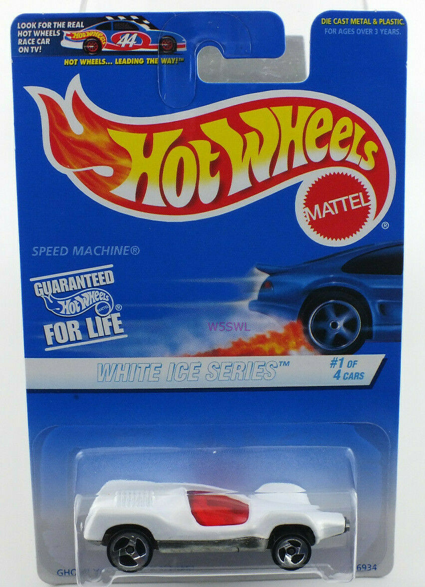 Hot Wheels 1996 White Ice Series #1 Speed Machine - FROM DEALERS CASE - Dave's Hobby Shop by W5SWL
