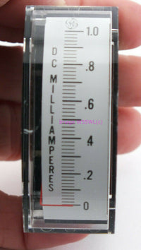 Load image into Gallery viewer, GE DC Milliamp Meter 0-1mA Panel Mount (bin19a) - Dave&#39;s Hobby Shop by W5SWL
