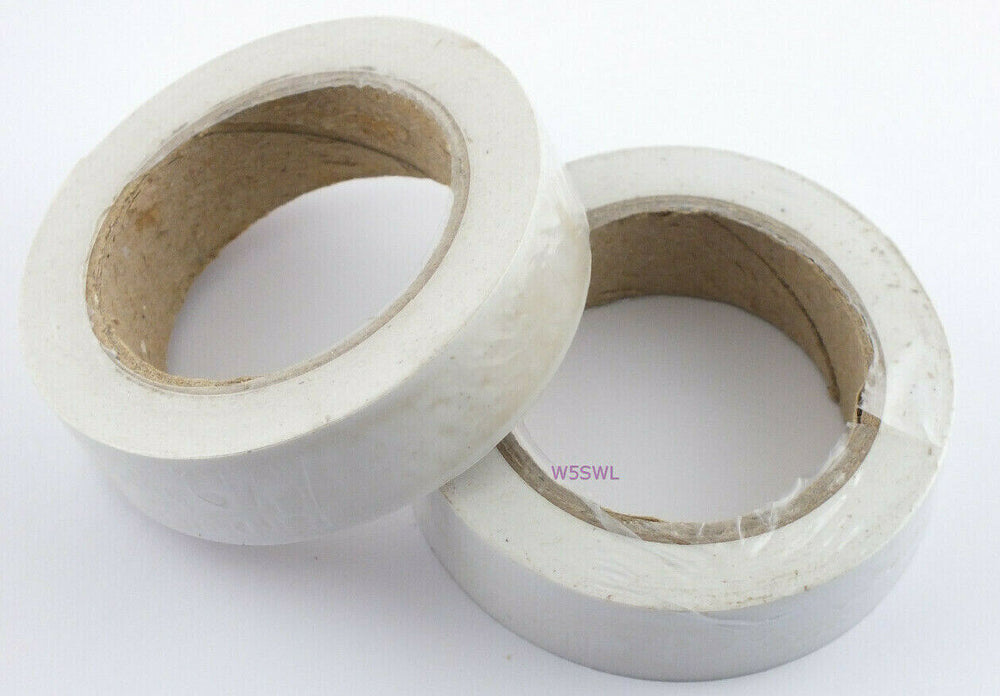 WHITE PVC Electrical Tape about 3/4" wide x 8.7 yard long 2 Rolls - Dave's Hobby Shop by W5SWL
