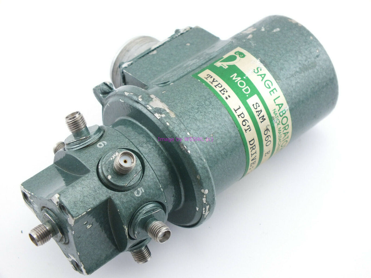 Sage Laboratories SAM 660 E DC-12Ghz SP6T Remote Rotary RF Switch - Dave's Hobby Shop by W5SWL