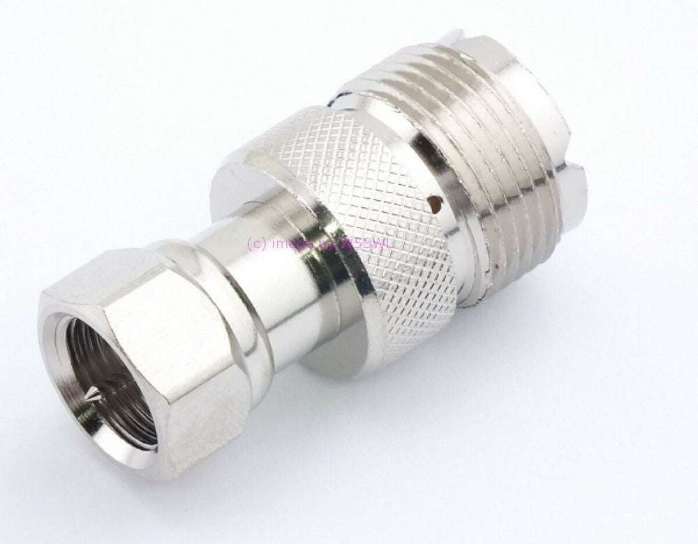 W5SWl Brand UHF Female to Type F Male Coax Connector Adapter - Dave's Hobby Shop by W5SWL
