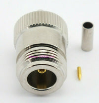 Load image into Gallery viewer, W5SWL N Female Coax Connector Crimp  RG-174 LMR-100 - Dave&#39;s Hobby Shop by W5SWL
