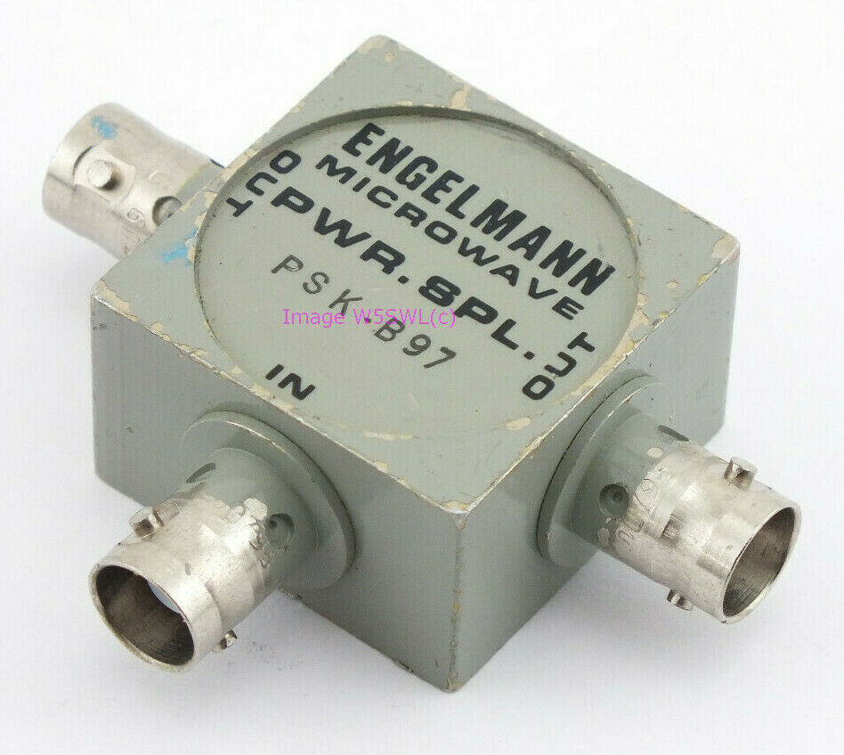 Engelmann PSK-B97 2-Way Power Divider 20-200 MHz BNC - Dave's Hobby Shop by W5SWL
