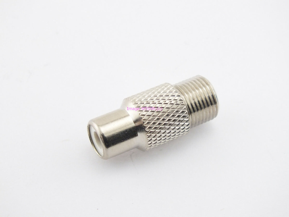 Type F Female to RCA Female Connnector Adapter - Dave's Hobby Shop by W5SWL