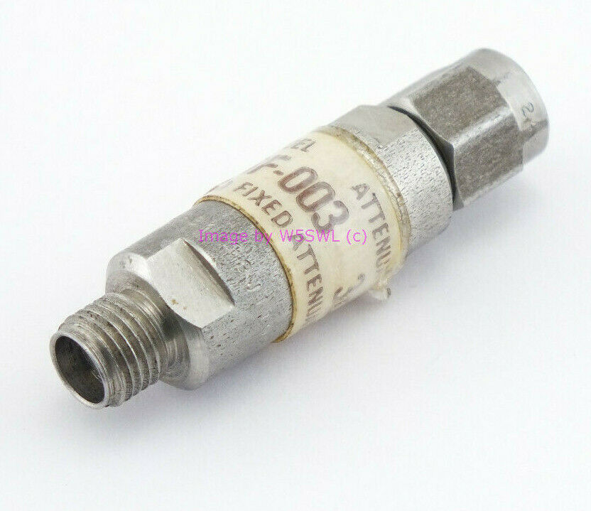 JFW SMA 3dB DC - 2 GHz Attenuator (bin11) - Dave's Hobby Shop by W5SWL