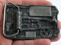Load image into Gallery viewer, 1984 4-4-0 Railroad Belt Buckle - Dave&#39;s Hobby Shop by W5SWL
