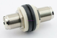 Load image into Gallery viewer, UHF Female to UHF Female Double Female Isolated Bulkhead Feed Through - Dave&#39;s Hobby Shop by W5SWL
