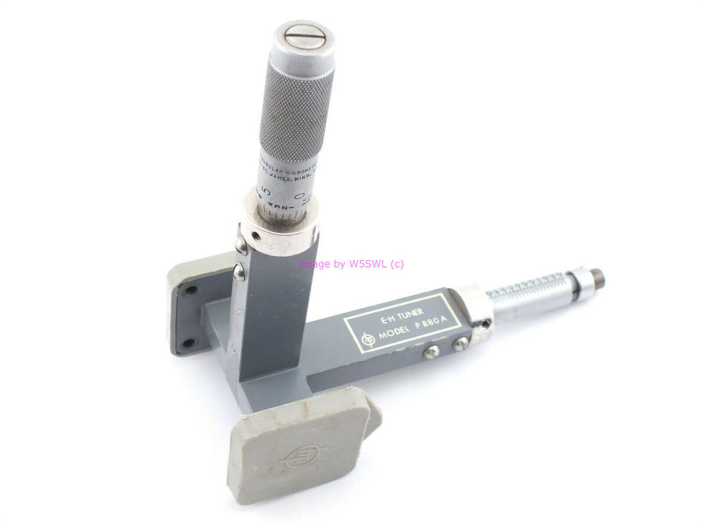 HP P880A E H Plane Waveguide Tuner WR-62 12.4-18GHz Micrometer Adjuster - Dave's Hobby Shop by W5SWL