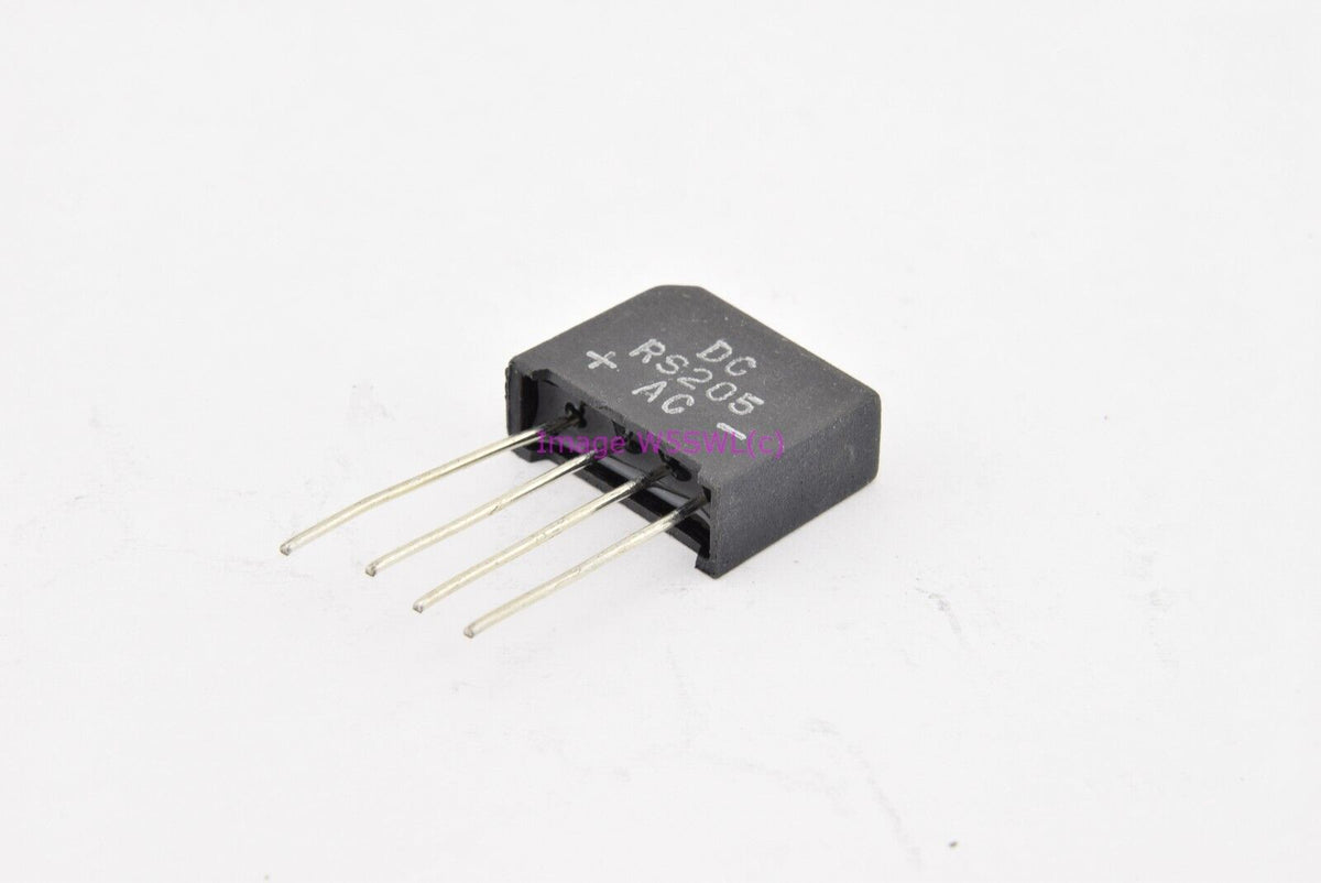 RS205 600V 2A Full Wave Bridge Rectifier DC Components Co - Dave's Hobby Shop by W5SWL