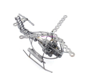 Load image into Gallery viewer, Hand Made Metal Wire Frame 3 Blade Helicopter Movable Blades (bin2) - Dave&#39;s Hobby Shop by W5SWL
