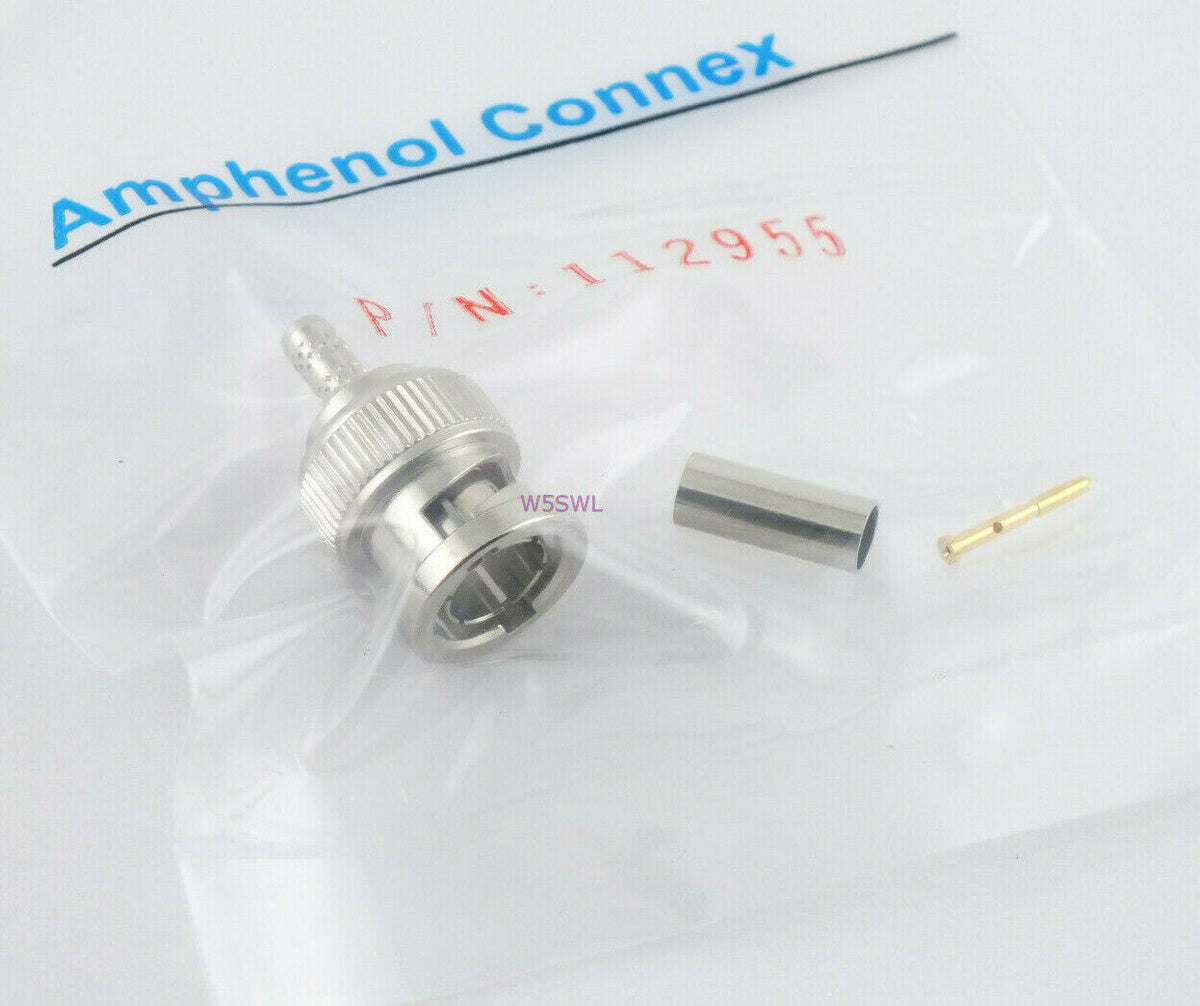 Amphenol BNC Crimp Male 75 Ohm RG-180 RG-195 - Dave's Hobby Shop by W5SWL