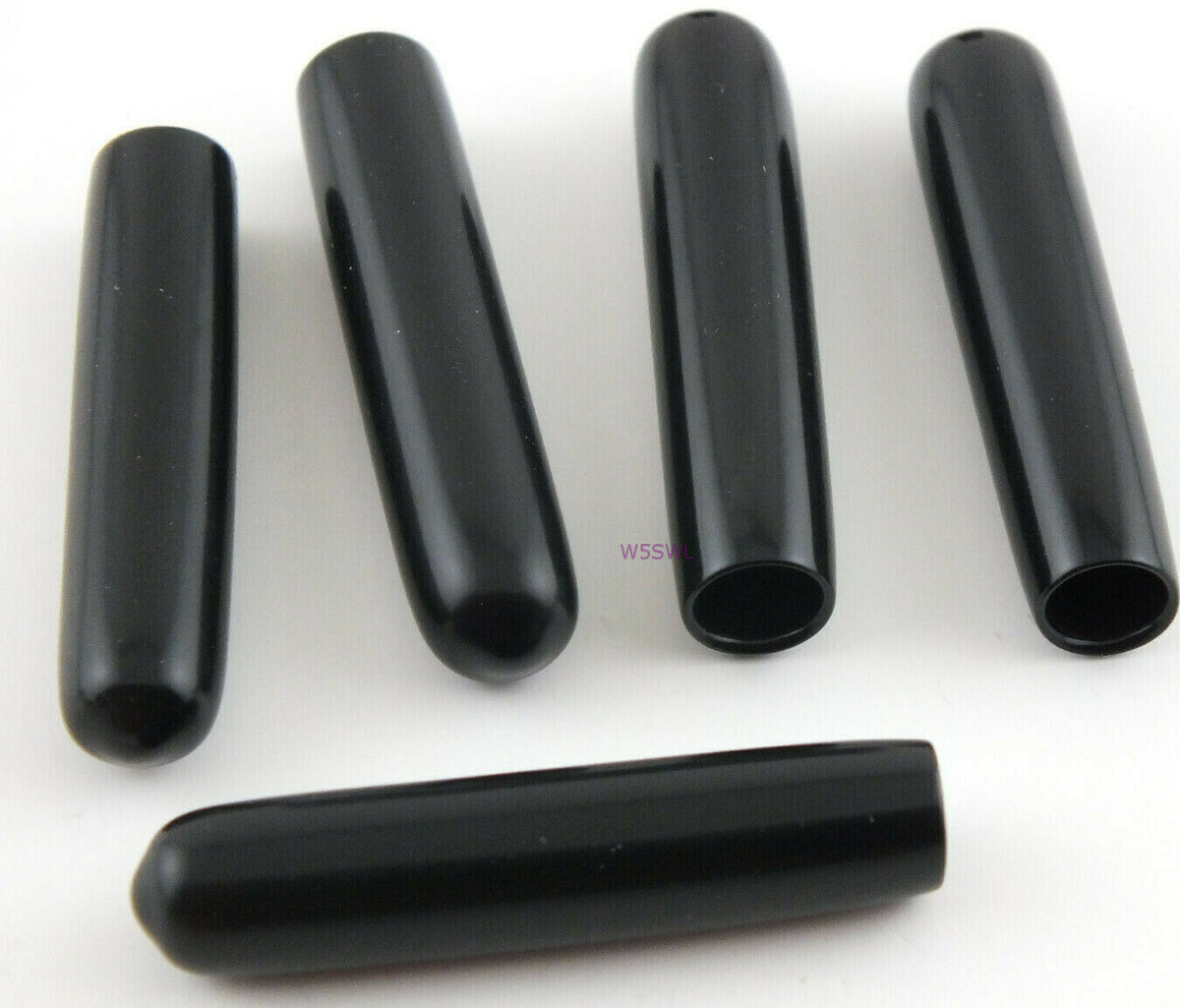 Antenna Tubing Flexible Vinyl 1/4"-5/16" ID Caps Black 1-1/2 Long 5PK - Dave's Hobby Shop by W5SWL