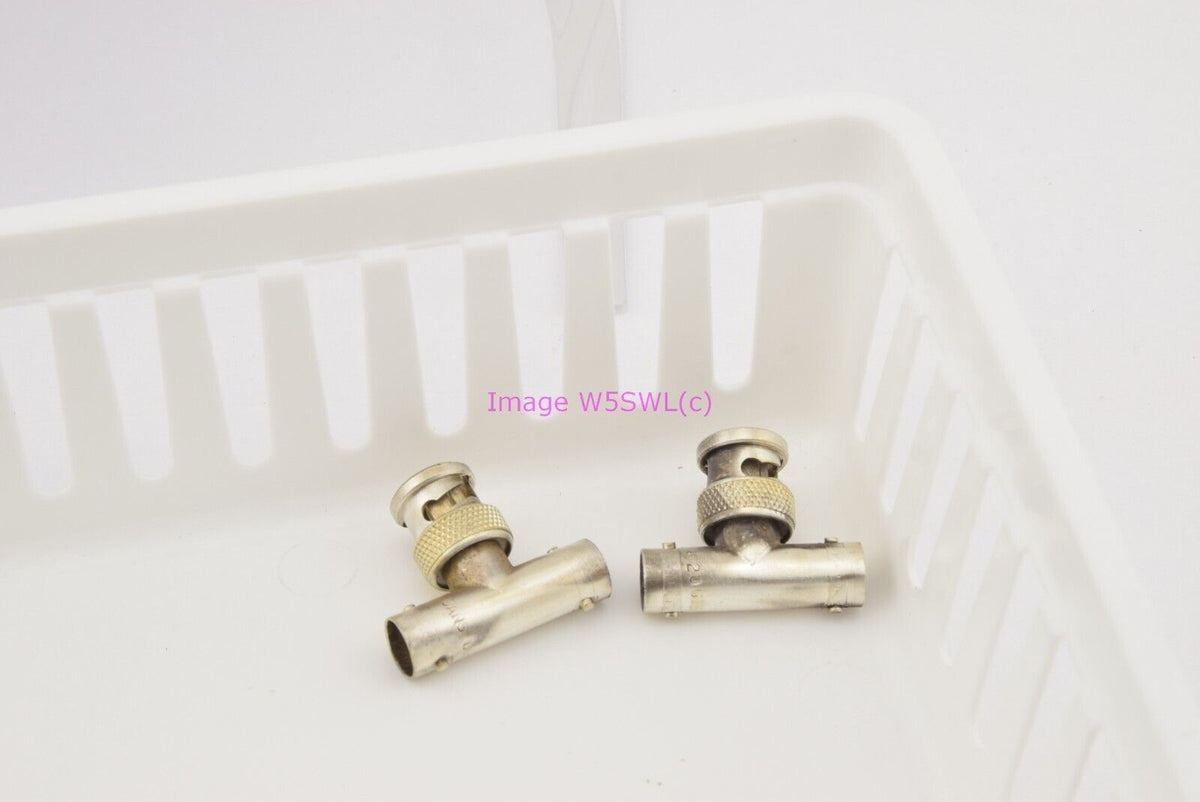 BNC Male to BNC Female TEE Silver Plated RF Connector Adapter (bin9634) - Dave's Hobby Shop by W5SWL