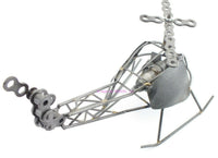 Load image into Gallery viewer, Hand Made Metal Wire Frame Helicopter Collectible Adjustable Position Blades NOS - Dave&#39;s Hobby Shop by W5SWL
