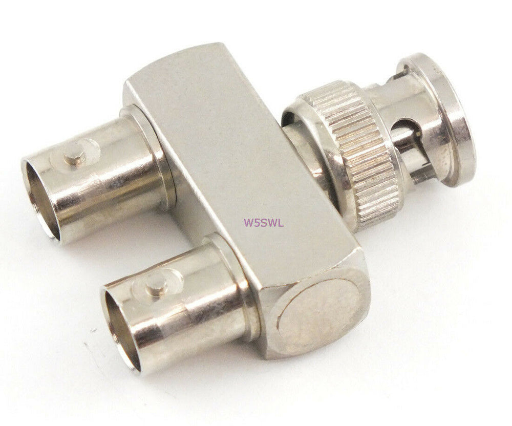 BNC TEE Male to Double Female Inline Design - Perfect For Use With Test Equipmen - Dave's Hobby Shop by W5SWL