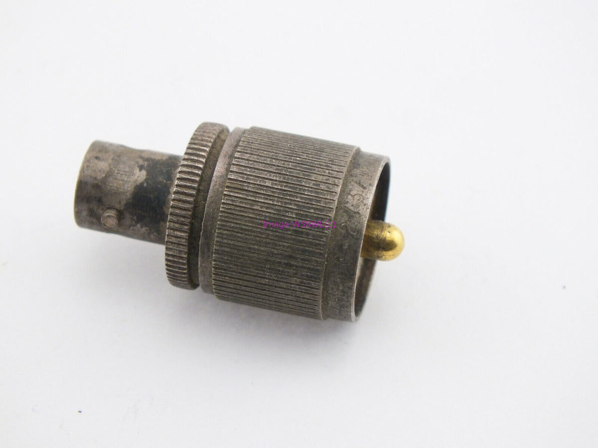 UHF Male to BNC Female Coax Connector Adapter (bin44) - Dave's Hobby Shop by W5SWL