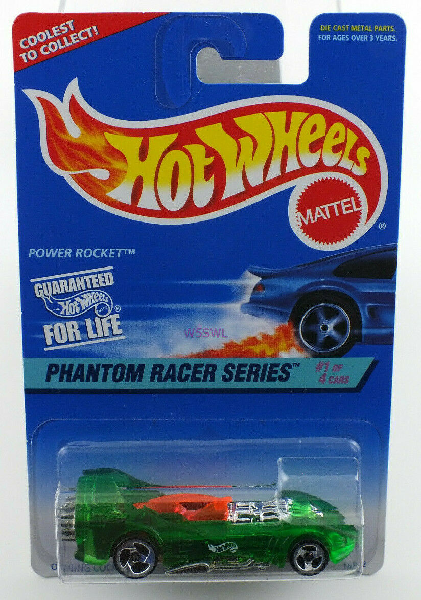 Hot Wheels 1996 Phantom Racer Series #1 Power Rocket - FROM DEALERS CASE - Dave's Hobby Shop by W5SWL