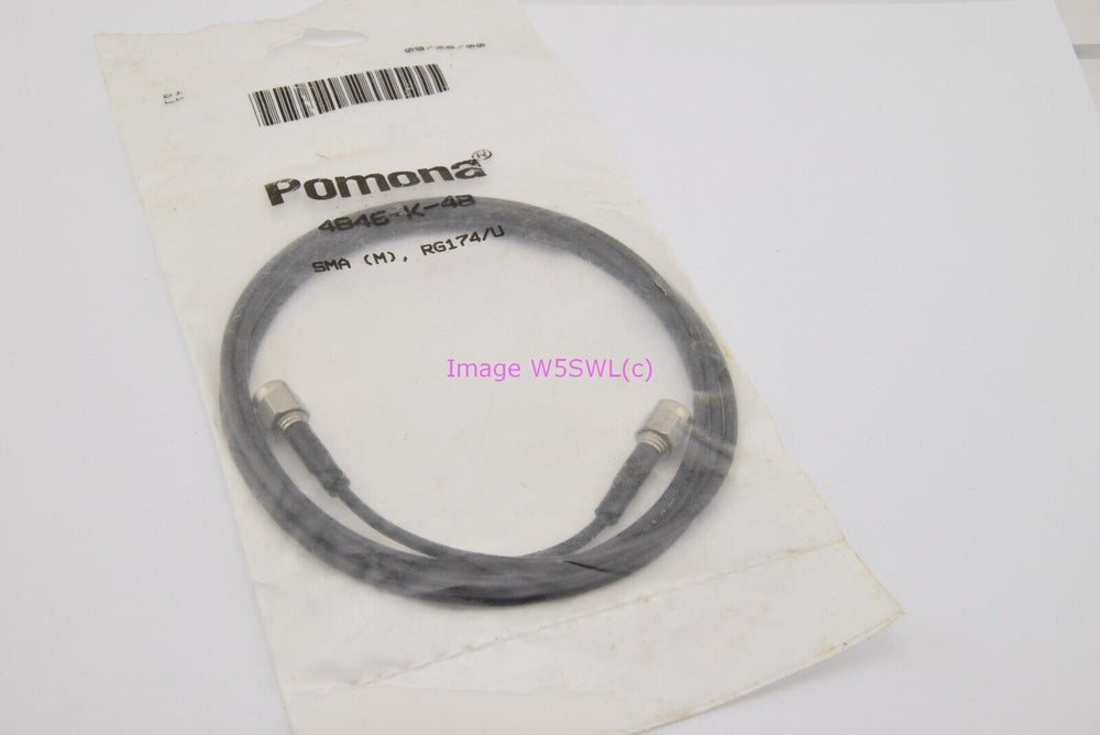 Pomona 4846-K-48 SMA Male to SMA Male RG174 4ft RF Jumper Patch Cable - Dave's Hobby Shop by W5SWL