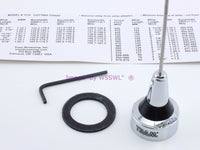 Load image into Gallery viewer, UHF Antenna 1/4 Wave Chrome Ham Radio NMO Mounting - Dave&#39;s Hobby Shop by W5SWL
