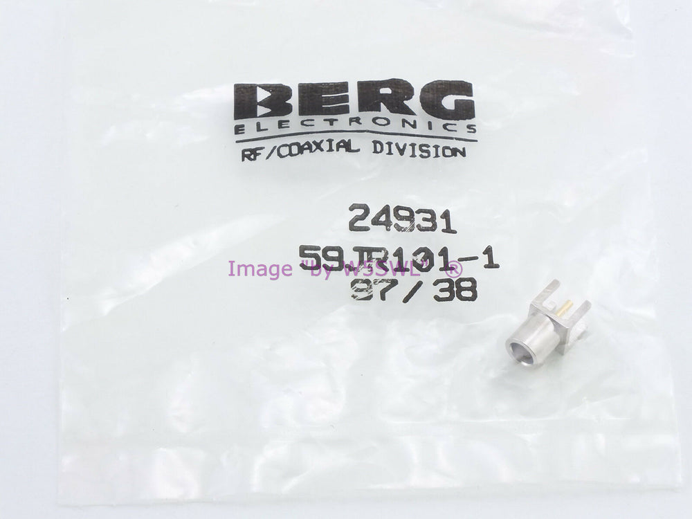 Berg Electronics MCX Thru Hole Jack PCB Mount Solder Post - Dave's Hobby Shop by W5SWL